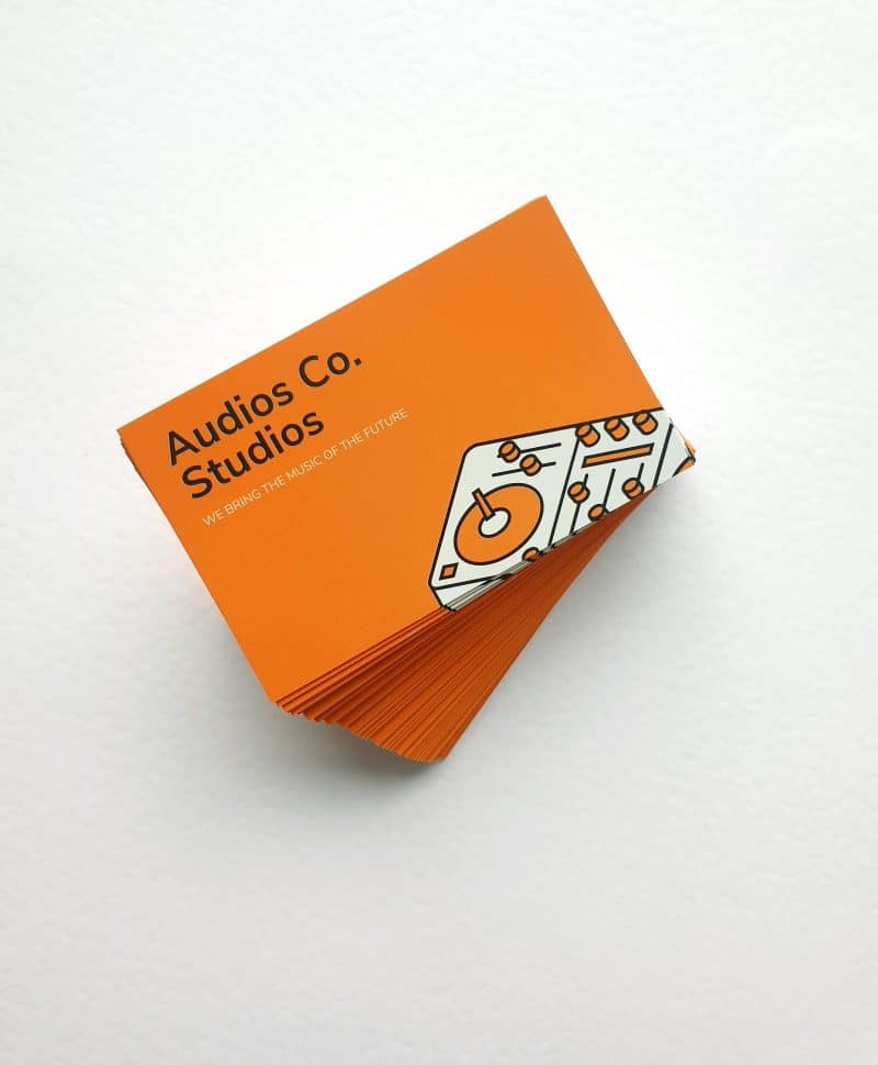 Gloss laminated business cards | London Print Room