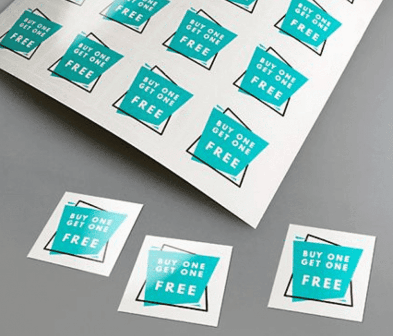 Square Sticker Sheets | London Print Room