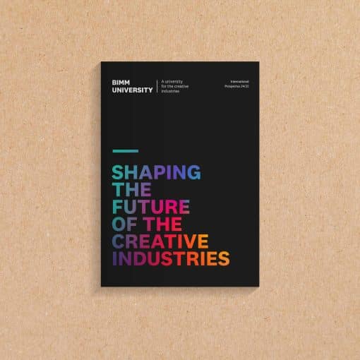 A5 portrait saddle-stitched brochure | London Print Room