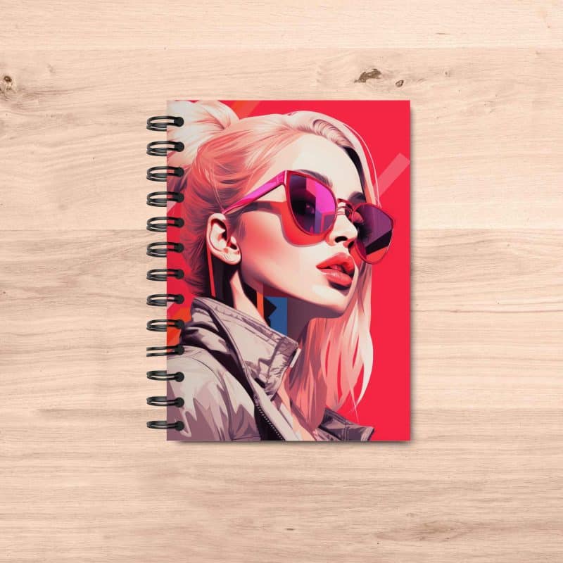 A5 portrait wire-bound brochure | London Print Room